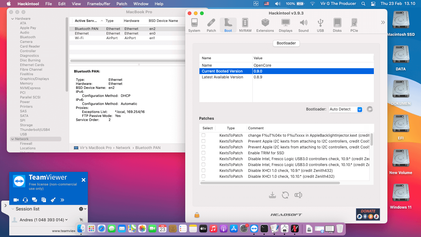 Asus X441UA WX321T [SkyLake   Intel HD 520 + I2C]   OpenCore 9